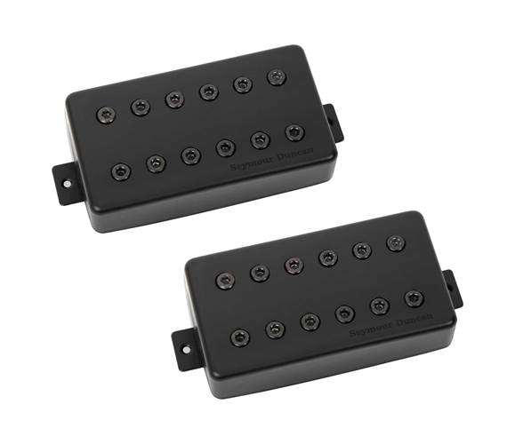 Seymour Duncan Holcomb Scarlet & Scourge Humbucker Set Black Metal Cover Seymour Duncan Holcomb Scarlet & Scourge Humbucker Set Black Metal Cover