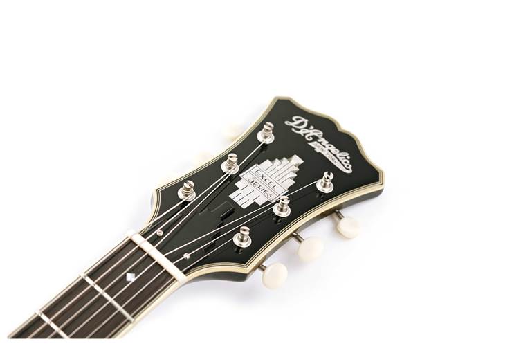 D'Angelico Excel Tour Collection DC Solid Black  D'Angelico Excel Tour Collection DC Solid Black