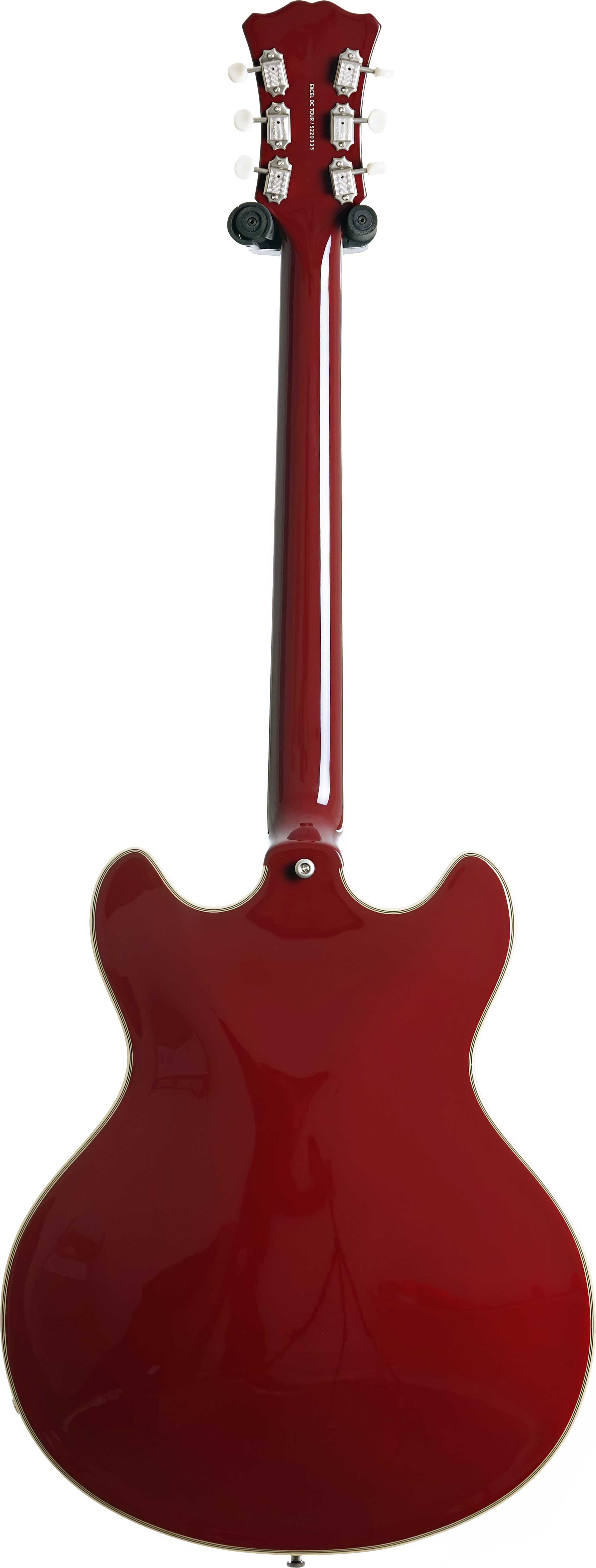 D'Angelico Excel Tour Collection DC Solid Wine