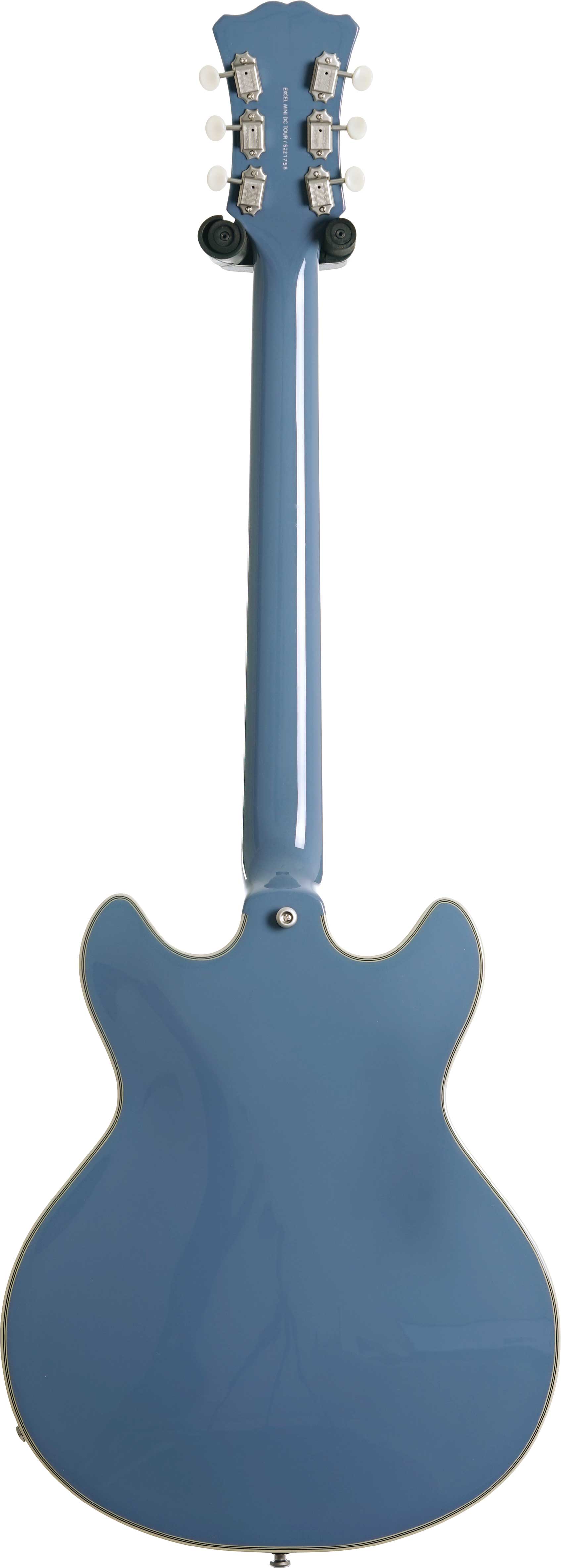 D'Angelico Excel Tour Collection Mini DC Slate Blue