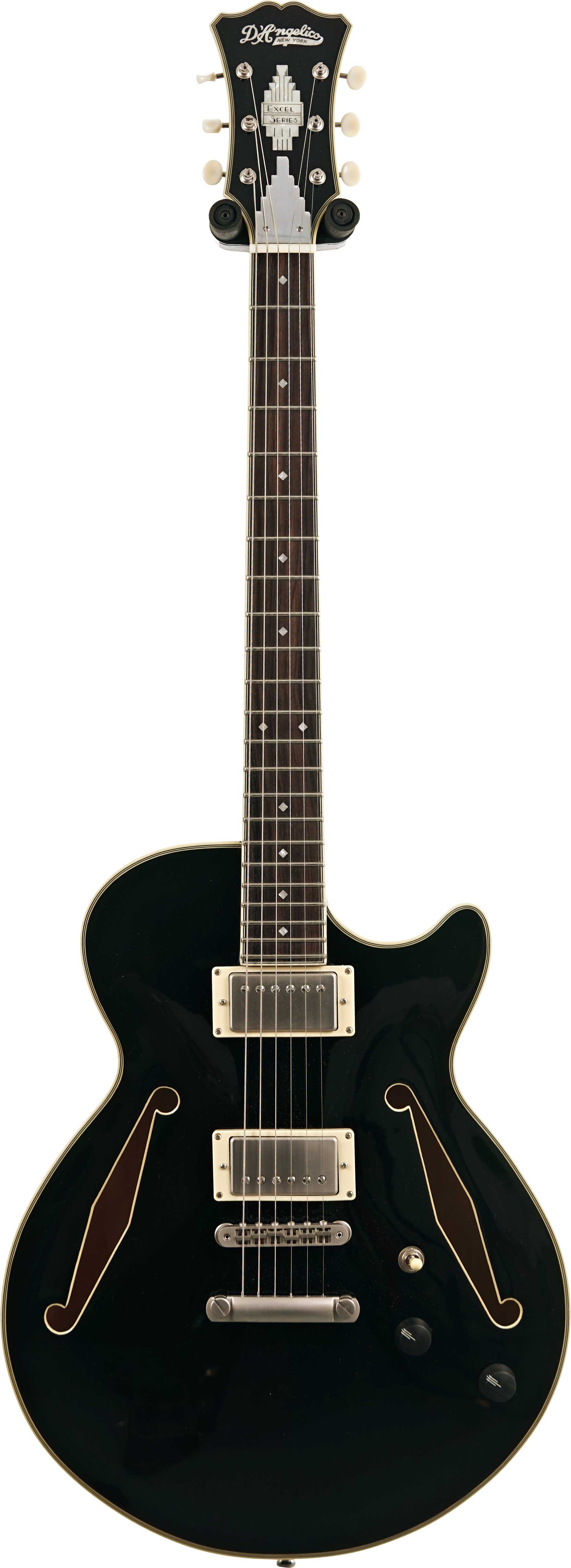 D'Angelico Excel Tour Collection SS Solid Black (Nearly New) #S220213