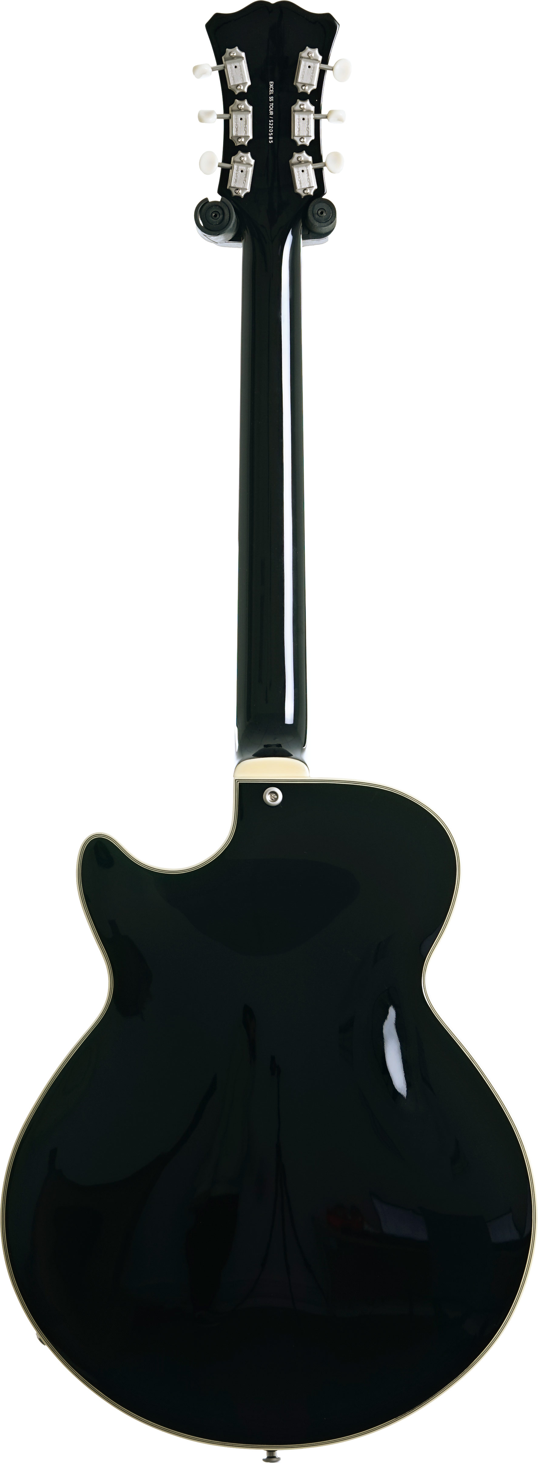 D'Angelico Excel Tour Collection SS Solid Black