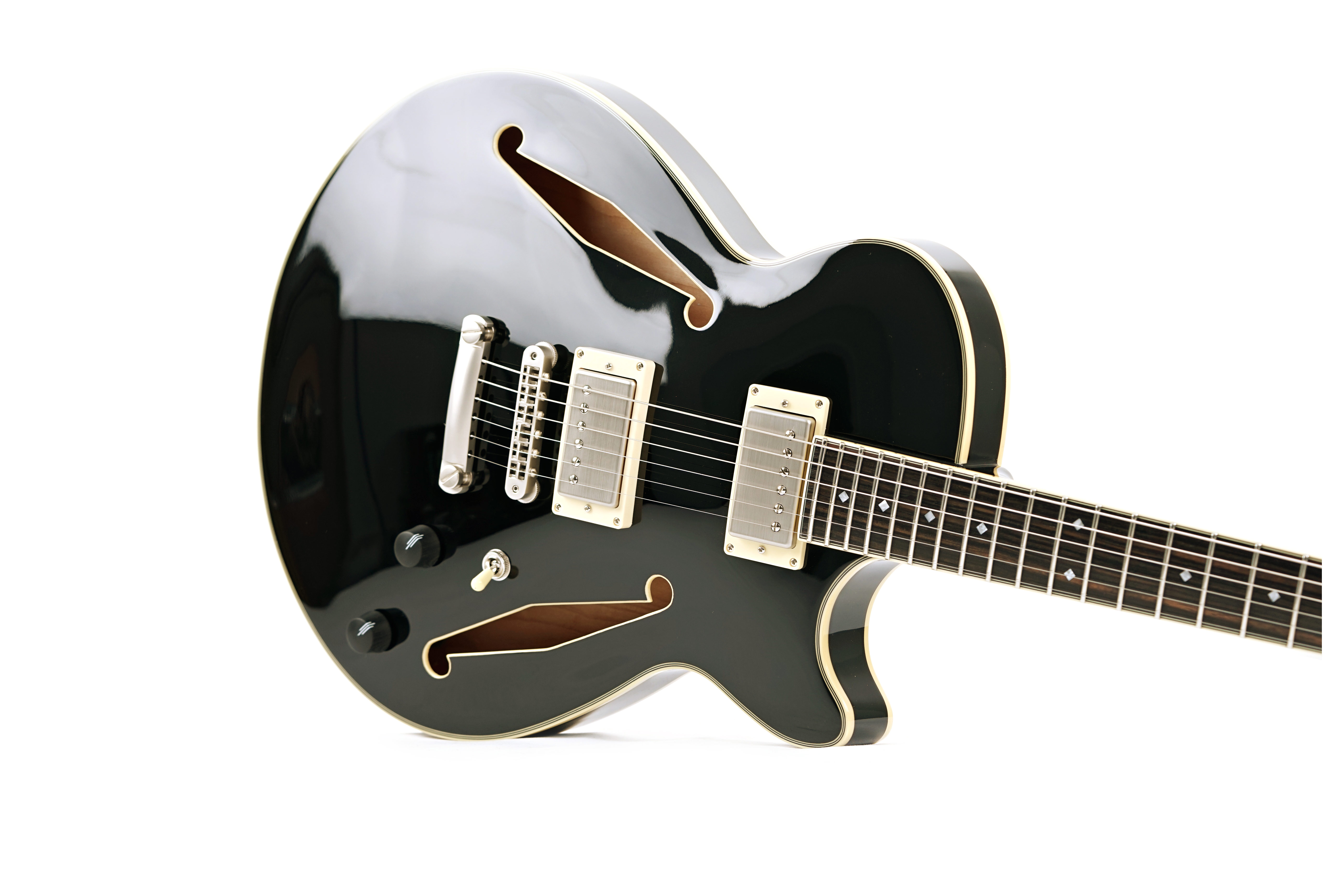 D'Angelico Excel Tour Collection SS Solid Black