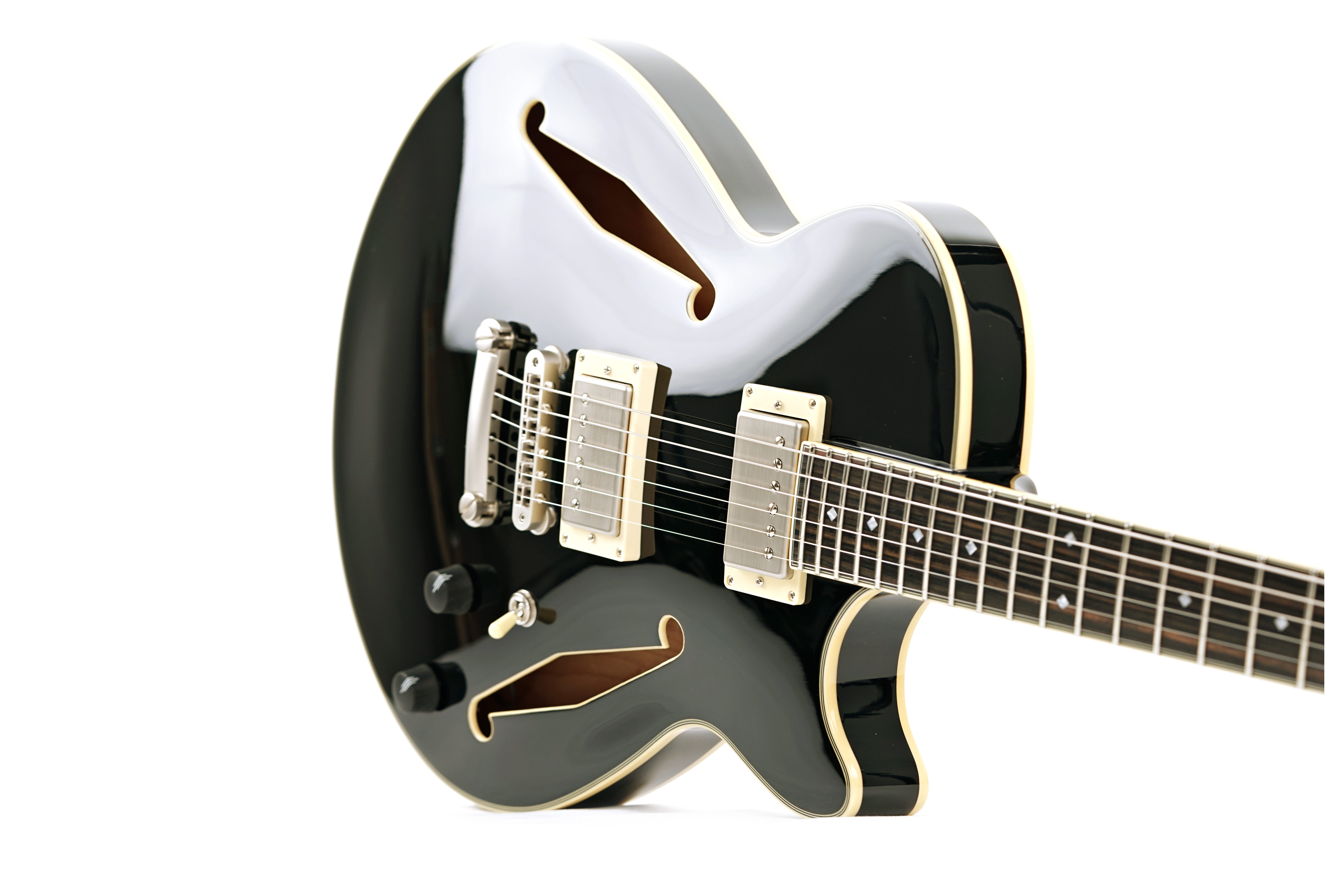 D'Angelico Excel Tour Collection SS Solid Black