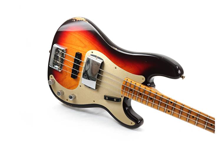Fender Custom Shop Limited Edition 59 Precision Bass Special Relic Chocolate 3 Colour Sunburst #CZ580940 Fender Custom Shop Limited Edition 59 Precision Bass Special Relic Chocolate 3 Colour Sunburst #CZ580940
