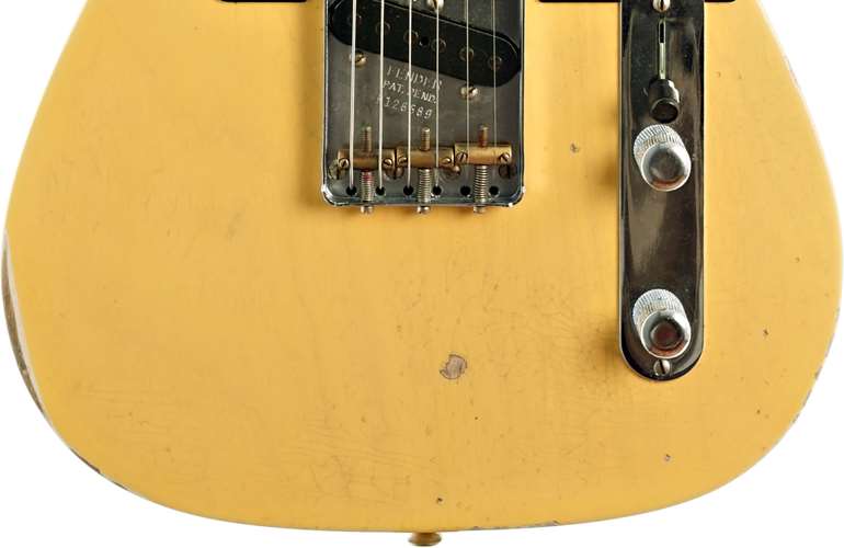 Fender Custom Shop 1950 Double Esquire Relic Aged Nocaster Blonde #R126689 Fender Custom Shop 1950 Double Esquire Relic Aged Nocaster Blonde #R126689