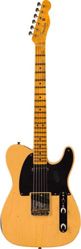 Fender Custom Shop 1950 Double Esquire Relic 1-Piece Rift Sawn Maple Neck Aged Nocaster Blonde