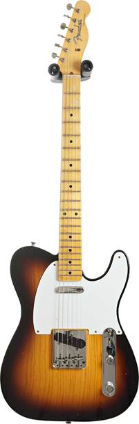 Fender Custom Shop 57 Telecaster Journeyman Relic Wide Fade 2 Colour Sunburst #CZ569241