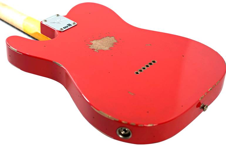 Fender Custom Shop 64 Telecaster Relic Aged Fiesta Red #CZ569113 Fender Custom Shop 64 Telecaster Relic Aged Fiesta Red #CZ569113