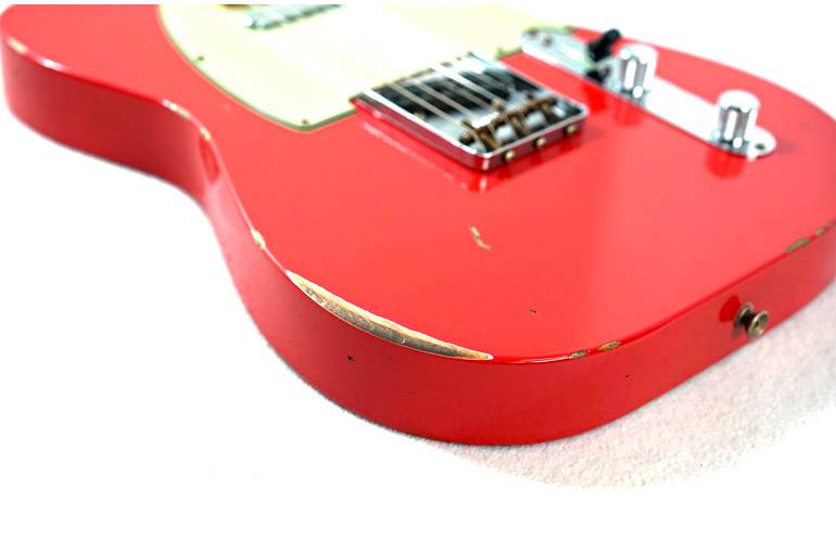 Fender Custom Shop 64 Telecaster Relic Aged Fiesta Red #CZ569113 Fender Custom Shop 64 Telecaster Relic Aged Fiesta Red #CZ569113