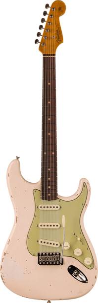 Fender Custom Shop Late 1962 Stratocaster Relic with Closet Classic Hardware Rosewood Fingerboard Super Faded Aged Shell Pink