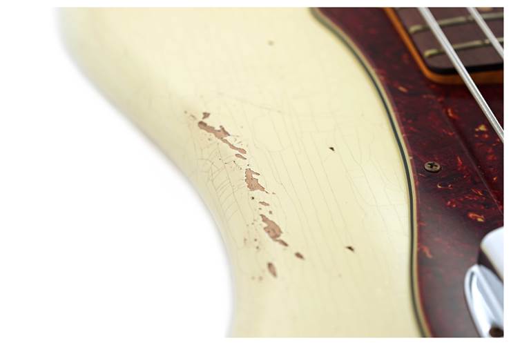 Fender Custom Shop 64 Precision Bass Relic Aged Vintage White #CZ574241 Fender Custom Shop 64 Precision Bass Relic Aged Vintage White #CZ574241