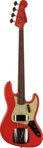 Fender Custom Shop 63 Jazz Bass Journeyman Relic Aged Fiesta Red