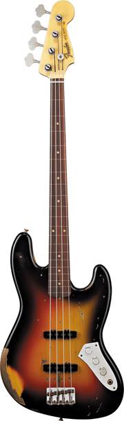 Fender Custom Shop Jaco Pastorius Fretless Jazz Bass 3 Colour Sunburst