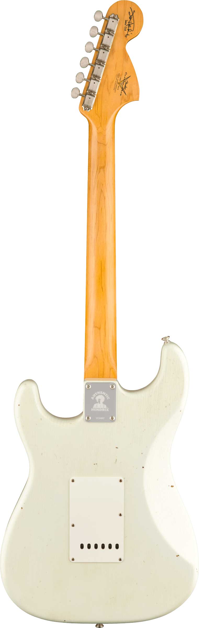Fender Custom Shop Jimi Hendrix Voodoo Child Stratocaster Journeyman Relic Olympic White