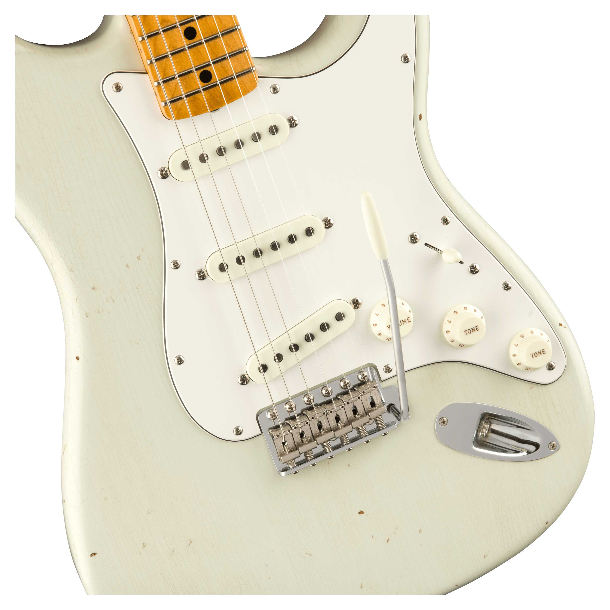 Fender Custom Shop Jimi Hendrix Voodoo Child Stratocaster Journeyman Relic Olympic White