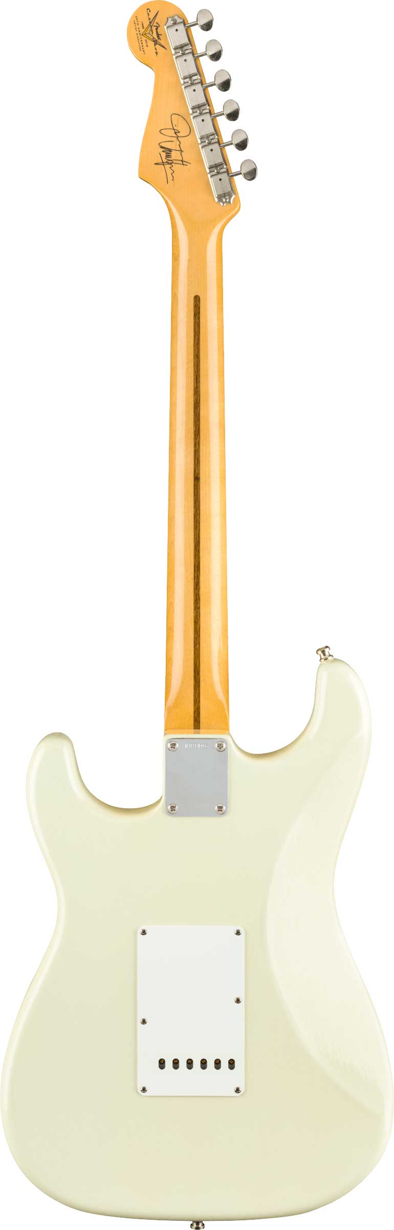 Fender Custom Shop Jimmie Vaughan Stratocaster Maple Fingerboard Aged Olympic White
