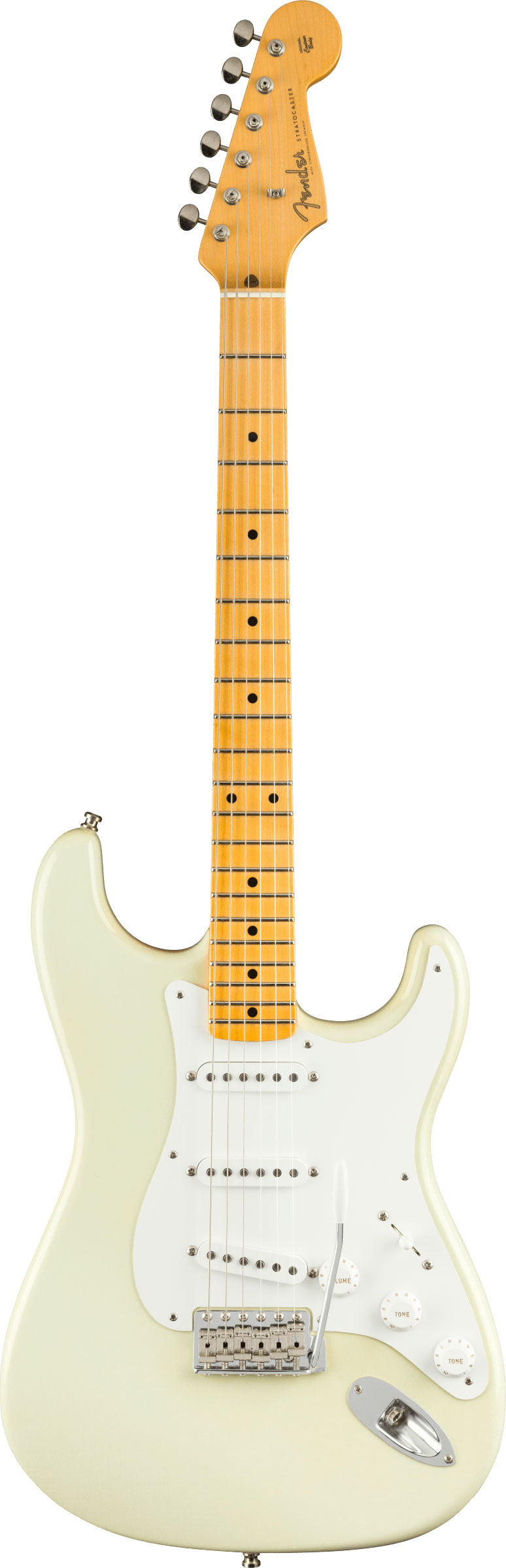 Fender Custom Shop Jimmie Vaughan Stratocaster Maple Fingerboard Aged Olympic White