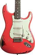 Fender Custom Shop Michael Landau 1963 Stratocaster Fiesta Red Over 3 Colour Sunburst #R133254