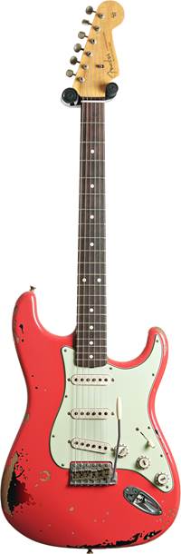 Fender Custom Shop Michael Landau 1963 Stratocaster Fiesta Red Over 3 Colour Sunburst #R133254
