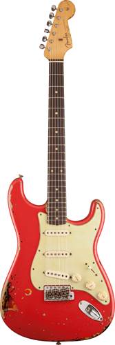 Fender Custom Shop Michael Landau 1963 Stratocaster Fiesta Red over 3 Colour Sunburst