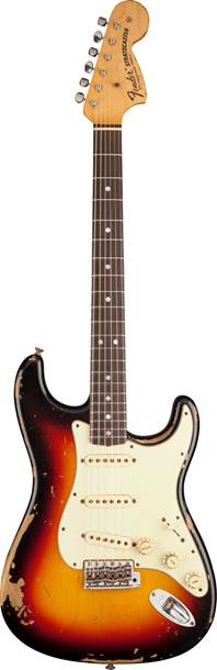 Fender Custom Shop Michael Landau 1968 Stratocaster Bleached 3 Colour Sunburst