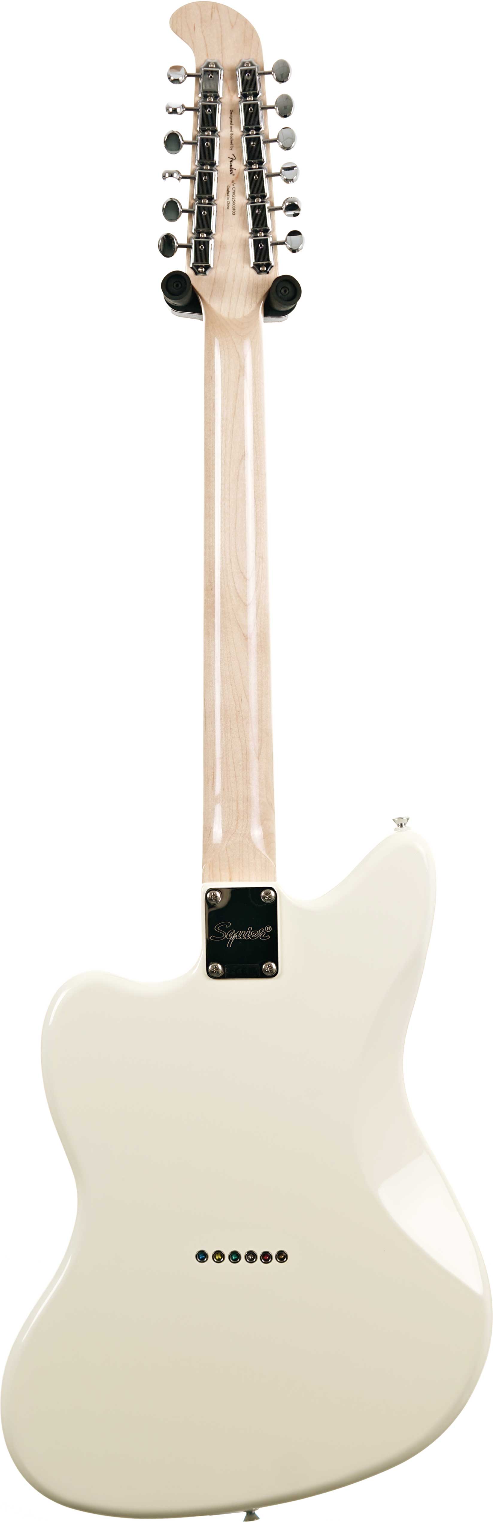 Squier Paranormal Jazzmaster XII Laurel Fingerboard Olympic White (Ex-Demo) #CYKG25003103