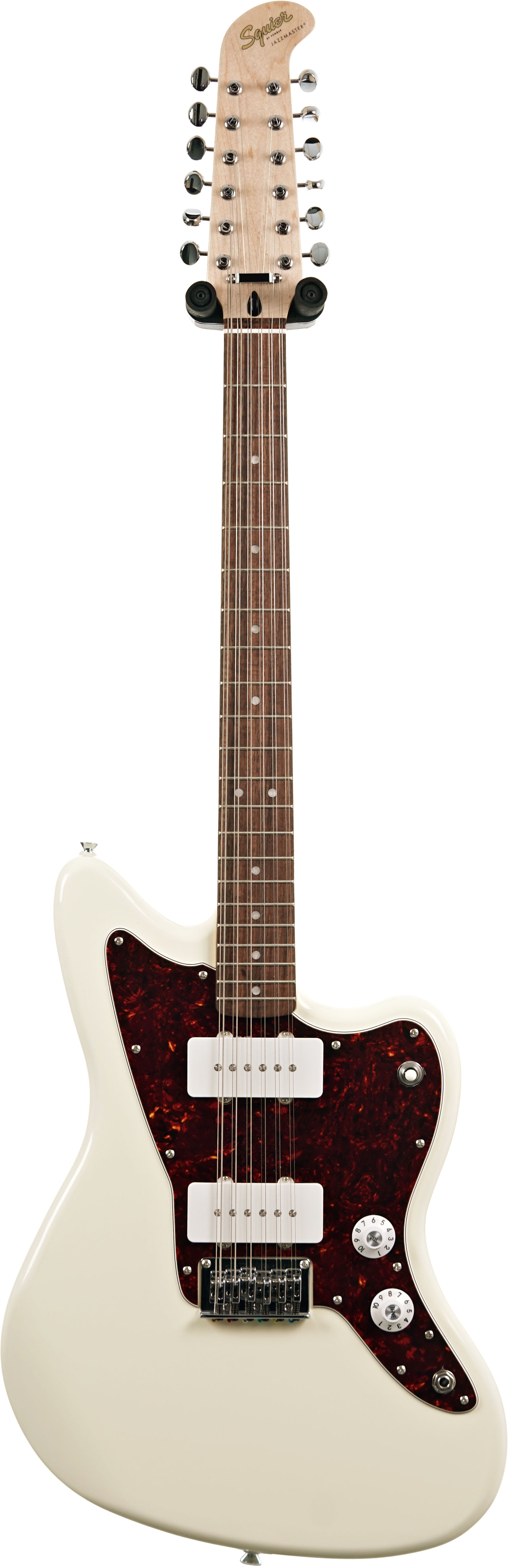 Squier Paranormal Jazzmaster XII Laurel Fingerboard Olympic White (Ex-Demo) #CYKG25003103