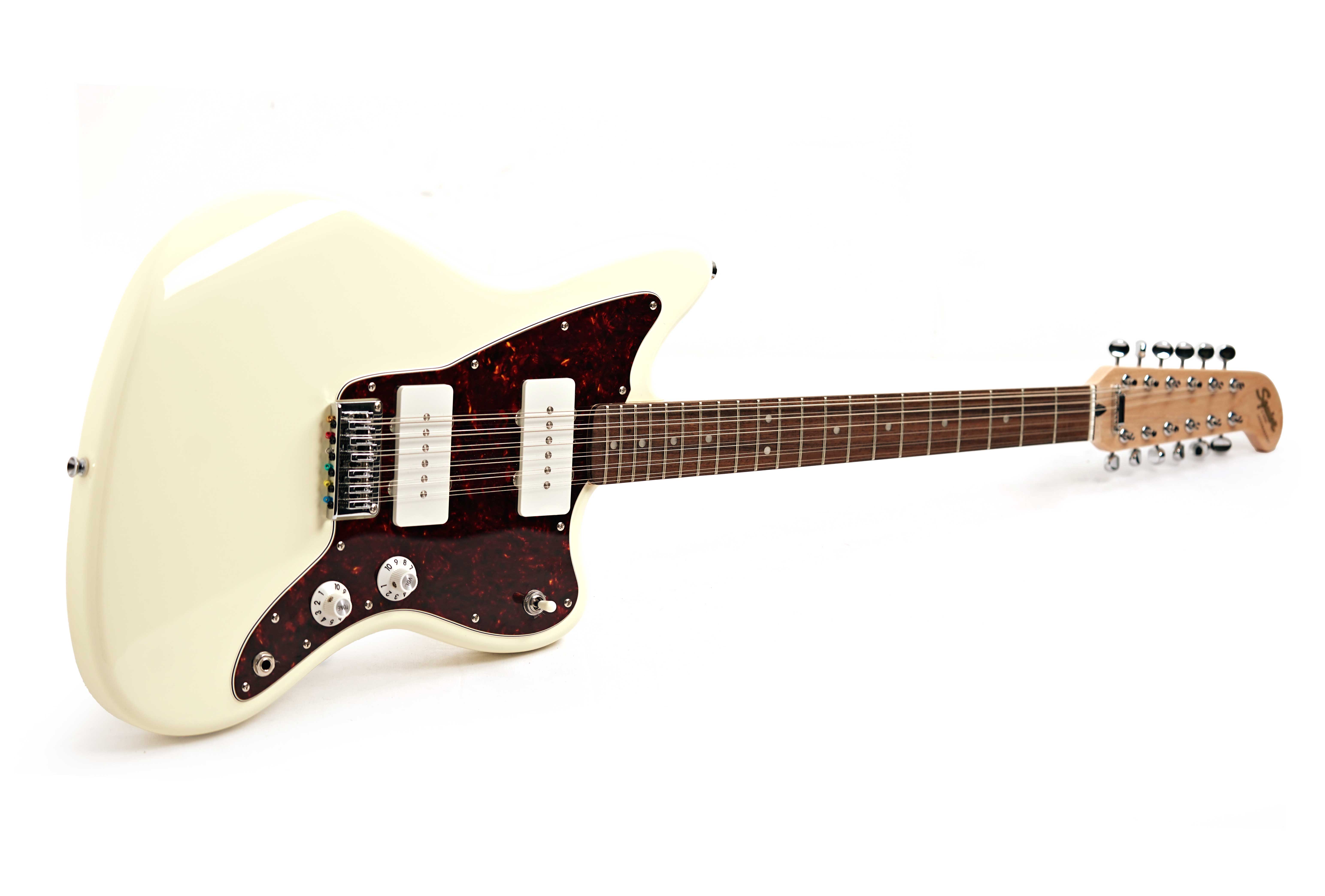 Squier Paranormal Jazzmaster XII Laurel Fingerboard Olympic White (Ex-Demo) #CYKG25003103