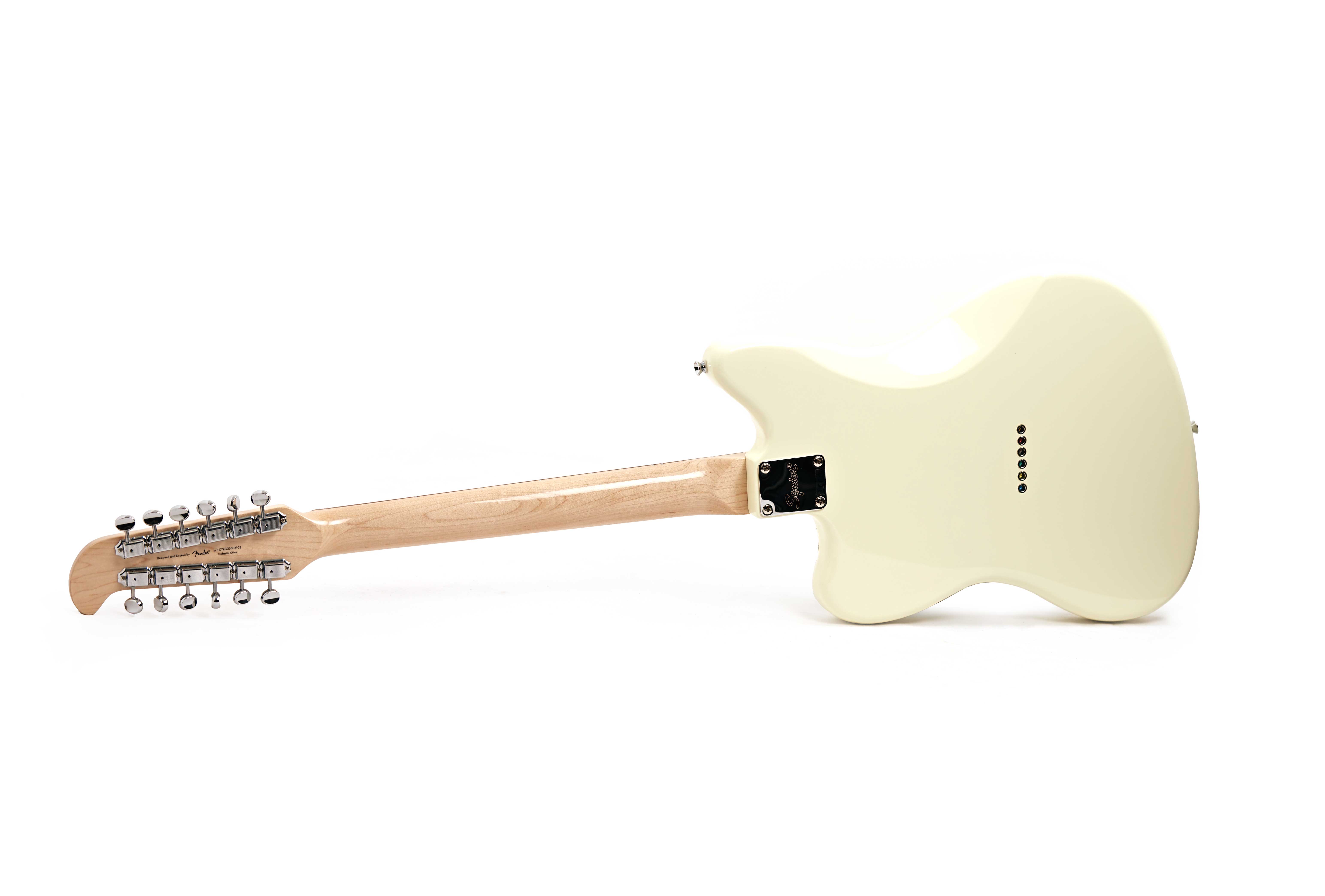 Squier Paranormal Jazzmaster XII Laurel Fingerboard Olympic White (Ex-Demo) #CYKG25003103