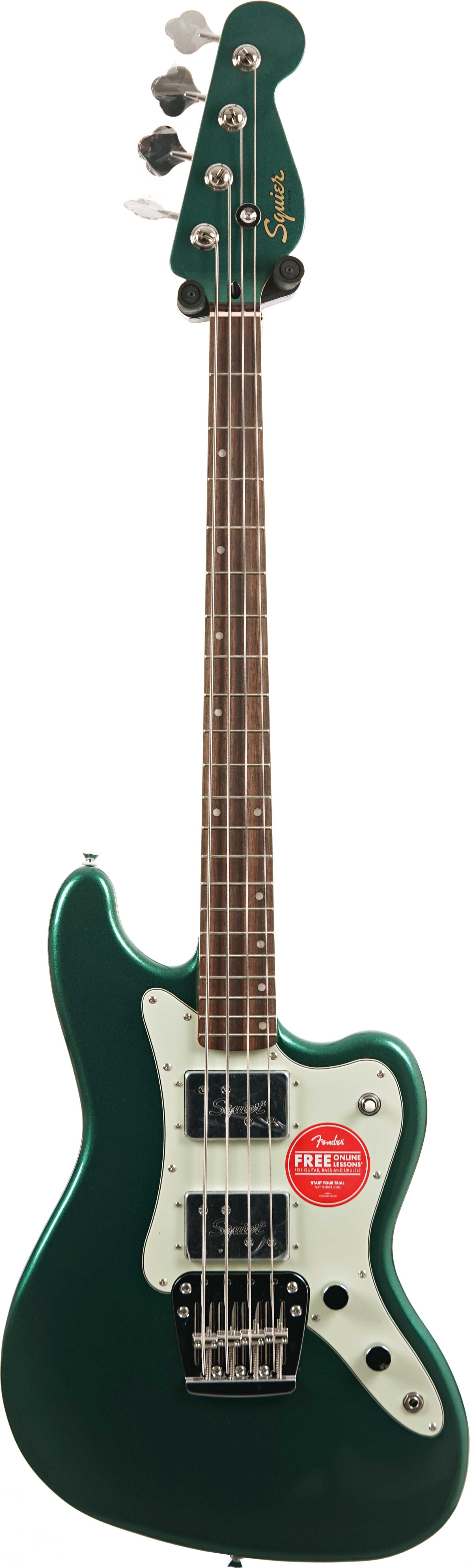 Squier Paranormal Rascal Short Scale Bass HH Laurel Fingerboard Sherwood Green (Ex-Demo) #CYKK25002576