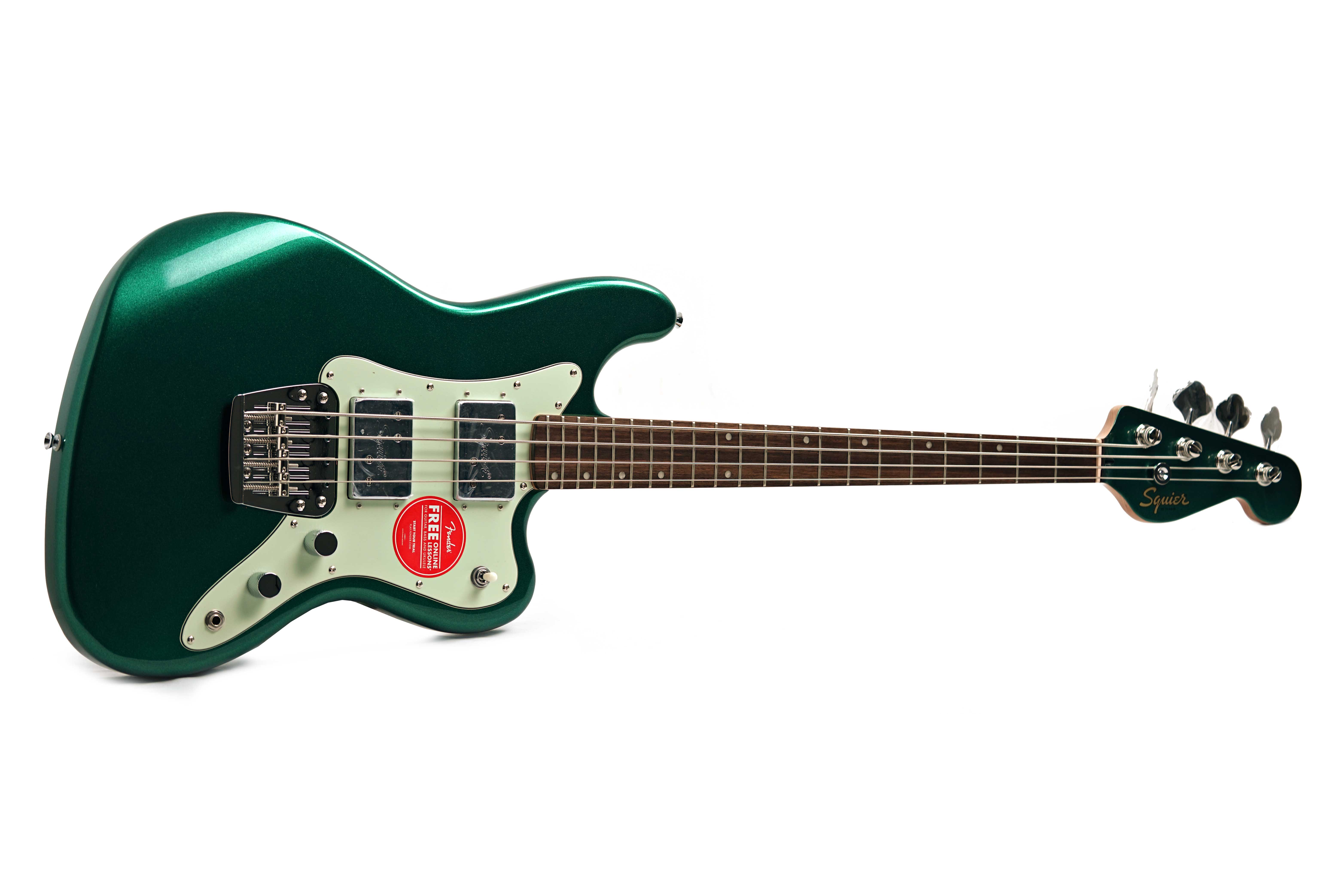 Squier Paranormal Rascal Short Scale Bass HH Laurel Fingerboard Sherwood Green (Ex-Demo) #CYKK25002576