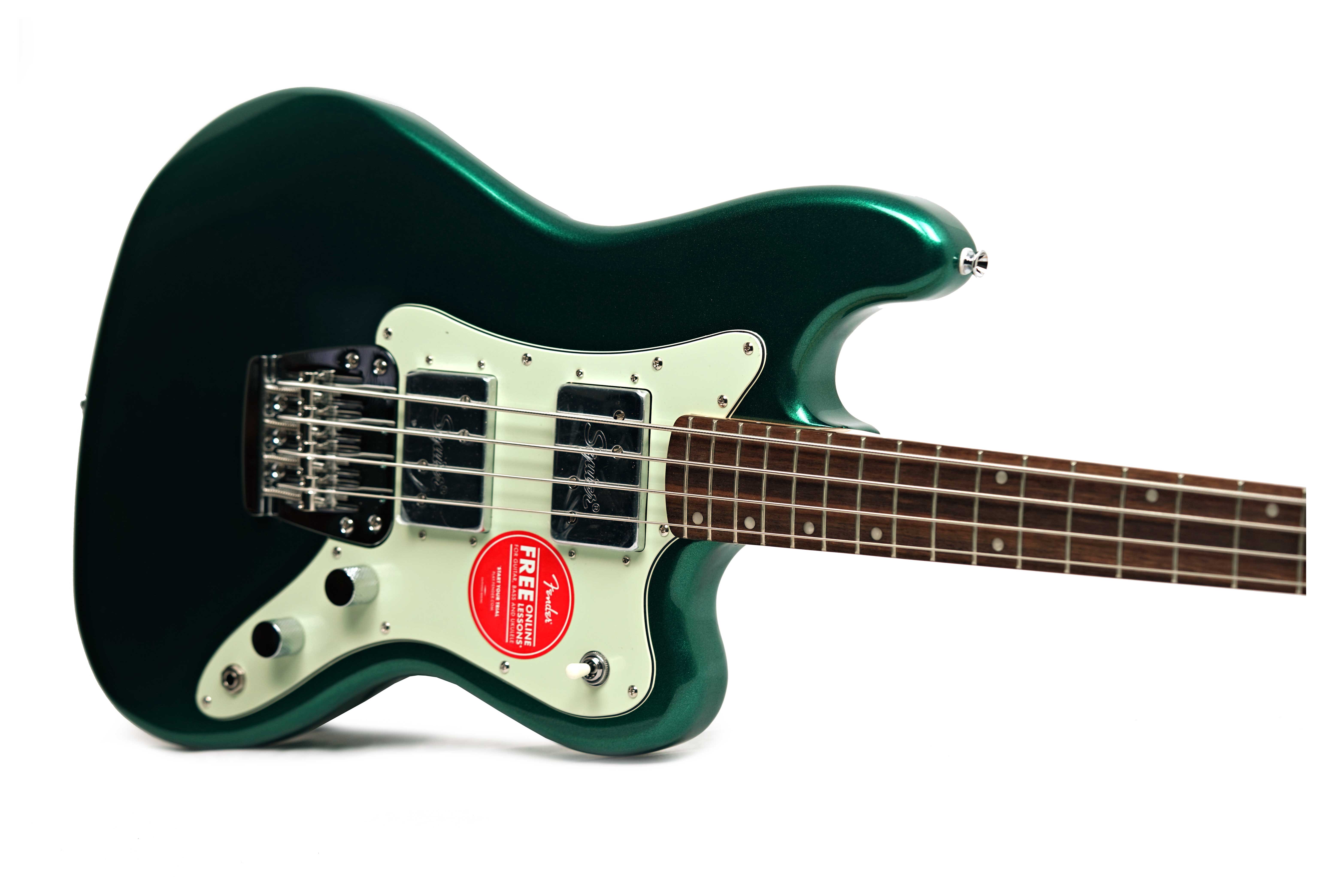 Squier Paranormal Rascal Short Scale Bass HH Laurel Fingerboard Sherwood Green (Ex-Demo) #CYKK25002576