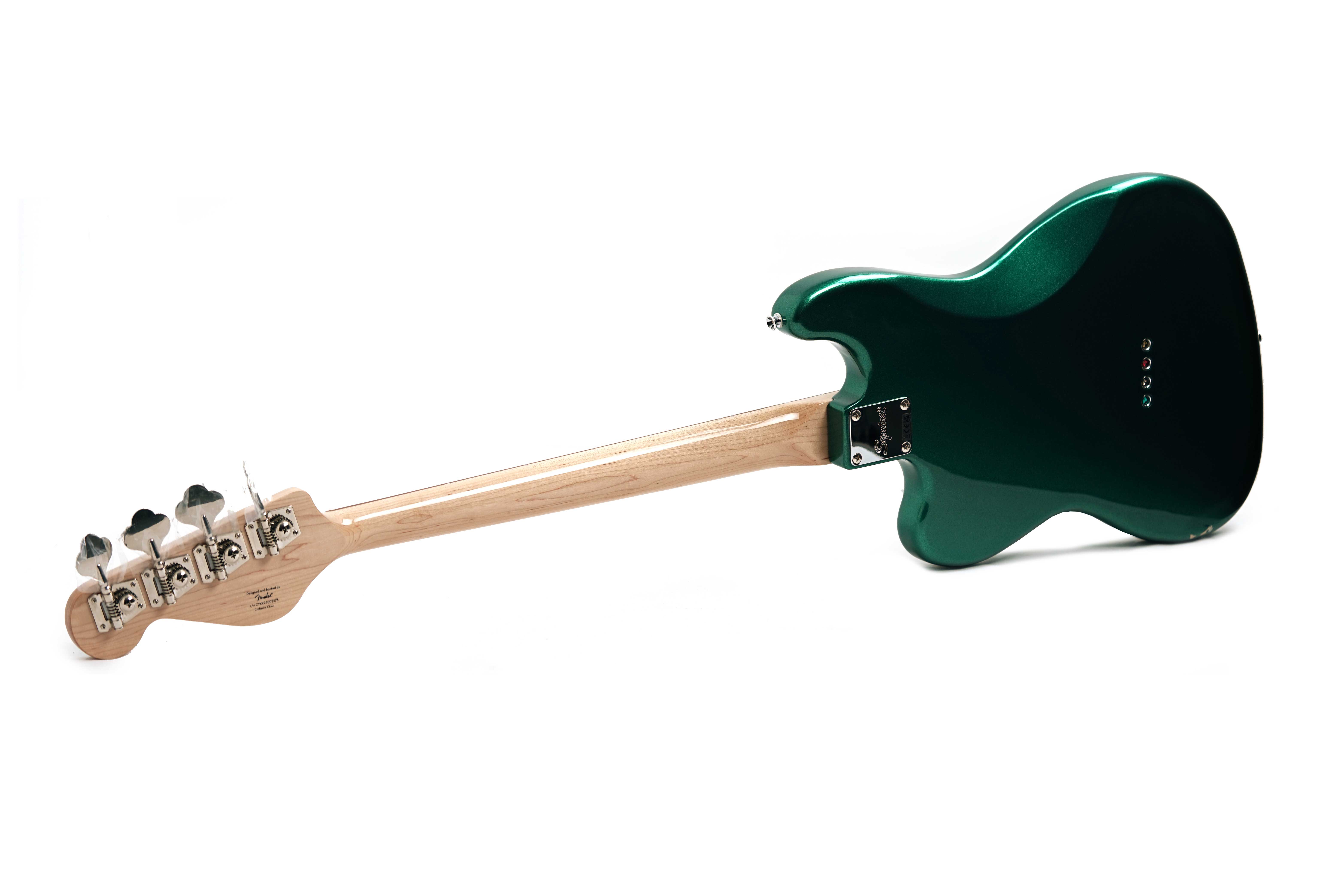 Squier Paranormal Rascal Short Scale Bass HH Laurel Fingerboard Sherwood Green (Ex-Demo) #CYKK25002576