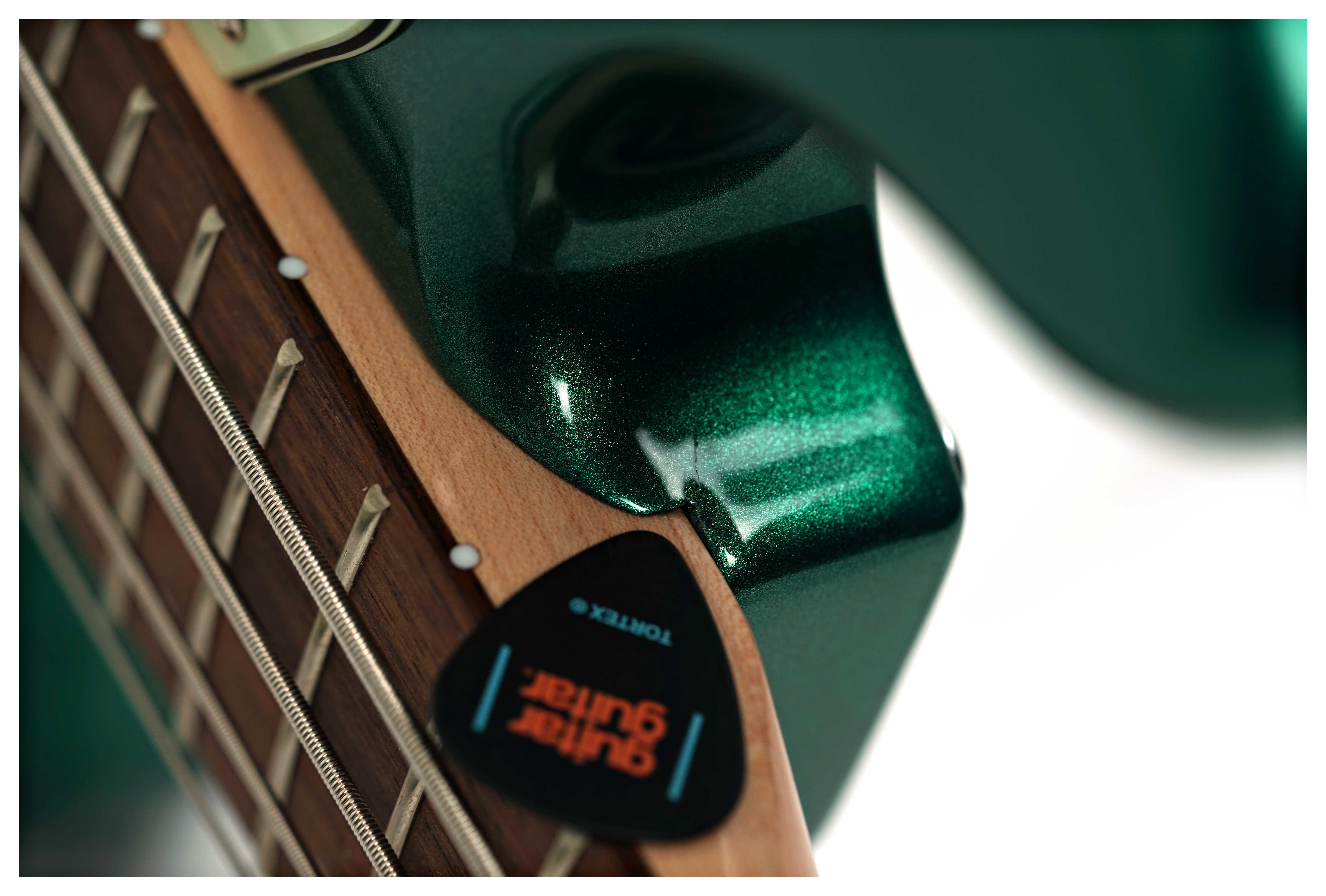 Squier Paranormal Rascal Short Scale Bass HH Laurel Fingerboard Sherwood Green (Ex-Demo) #CYKK25002576