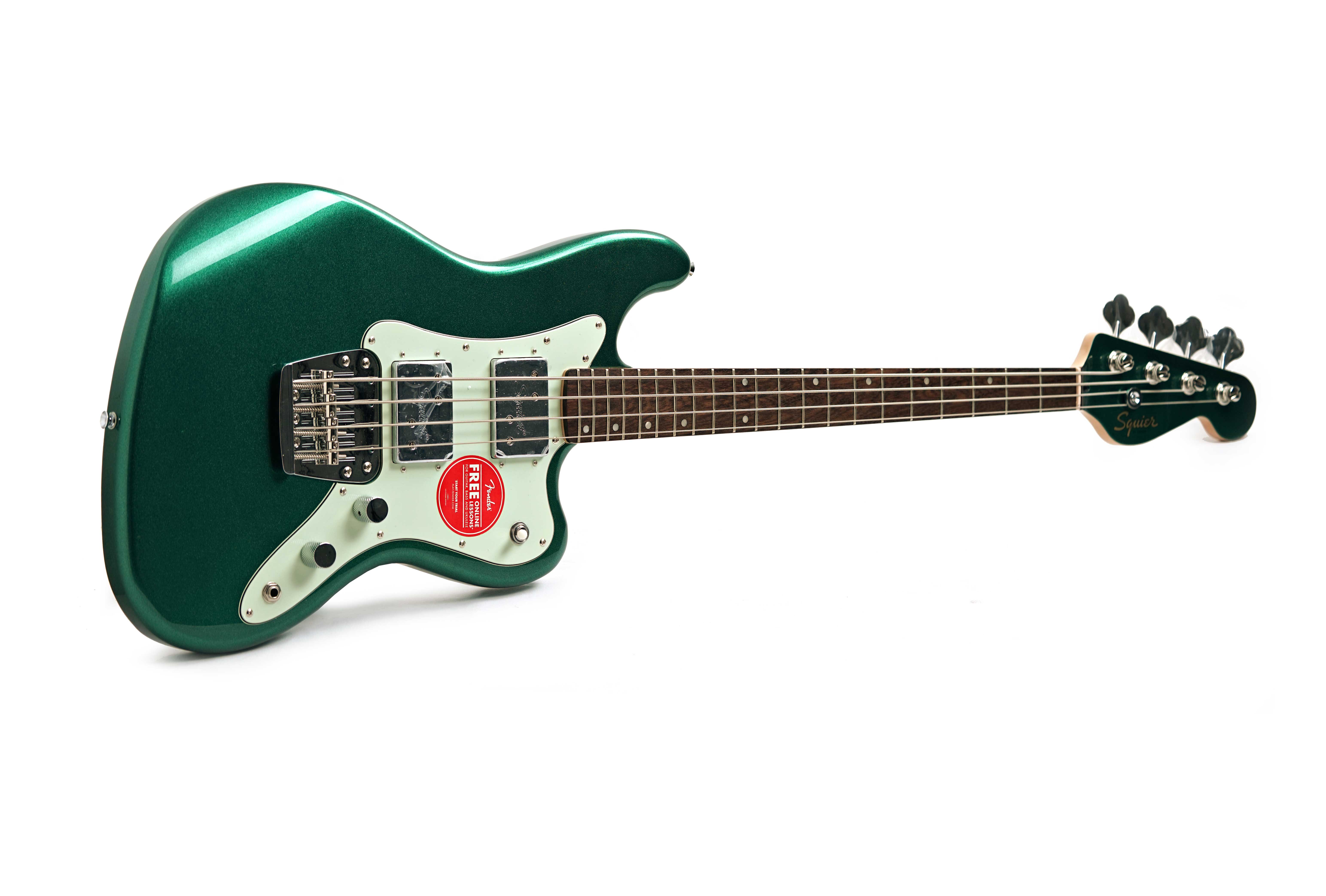 Squier Paranormal Rascal Short Scale Bass HH Laurel Fingerboard Sherwood Green (Ex-Demo) #CYKD25002833