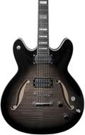 Hagstrom Viking Deluxe Baritone Cosmic Black Burst