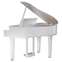 Roland GP-6 PW Digital Grand Piano Polished White Front View