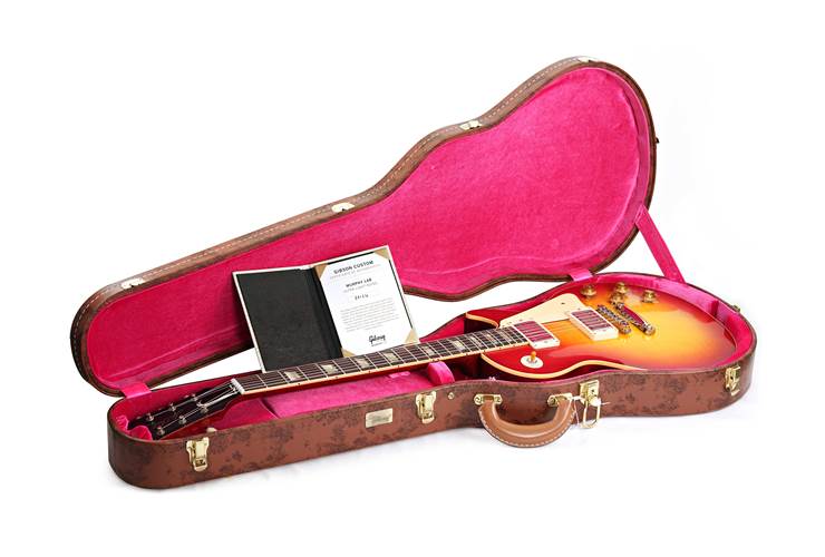 Gibson Custom Shop 1958 Les Paul Standard Reissue Murphy Lab Ultra Light Aged Washed Cherry Sunburst #814216 Gibson Custom Shop 1958 Les Paul Standard Reissue Murphy Lab Ultra Light Aged Washed Cherry Sunburst #814216