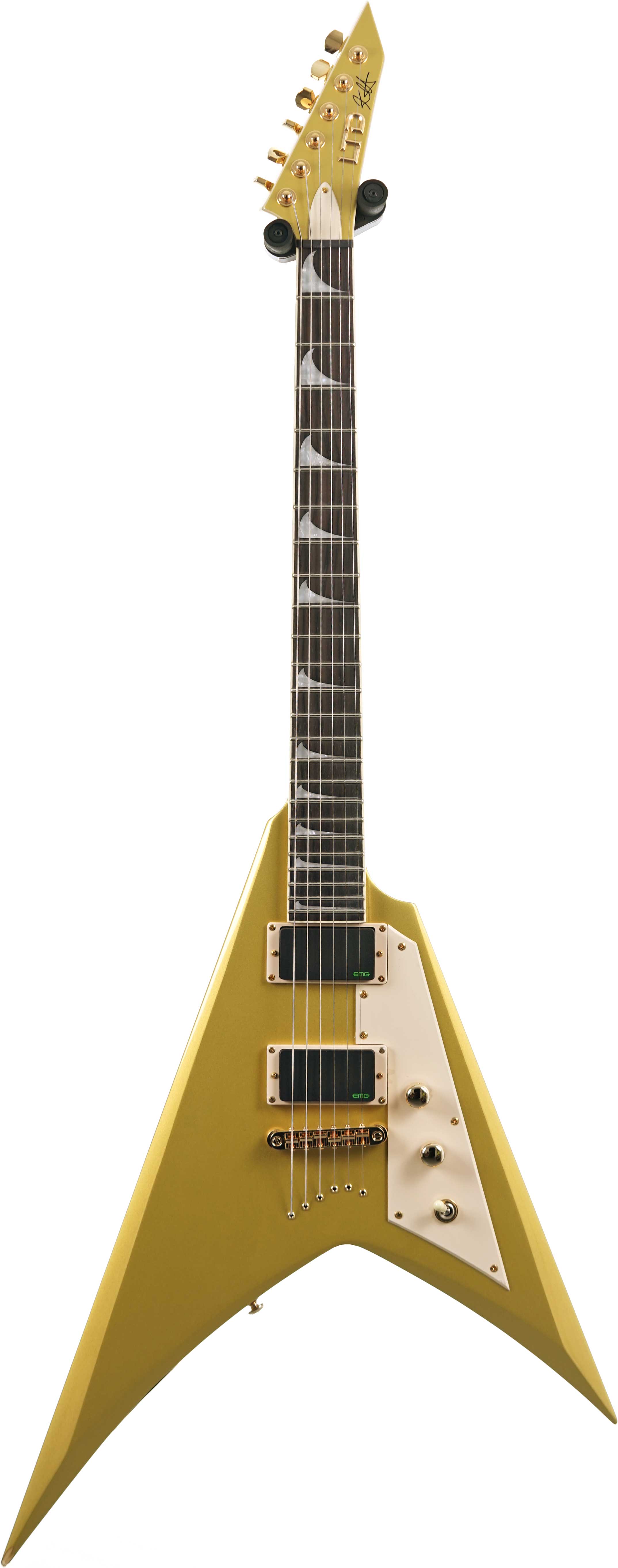ESP LTD KH-V Kirk Hammett Signature Metallic Gold (Ex-Demo) #W23050196