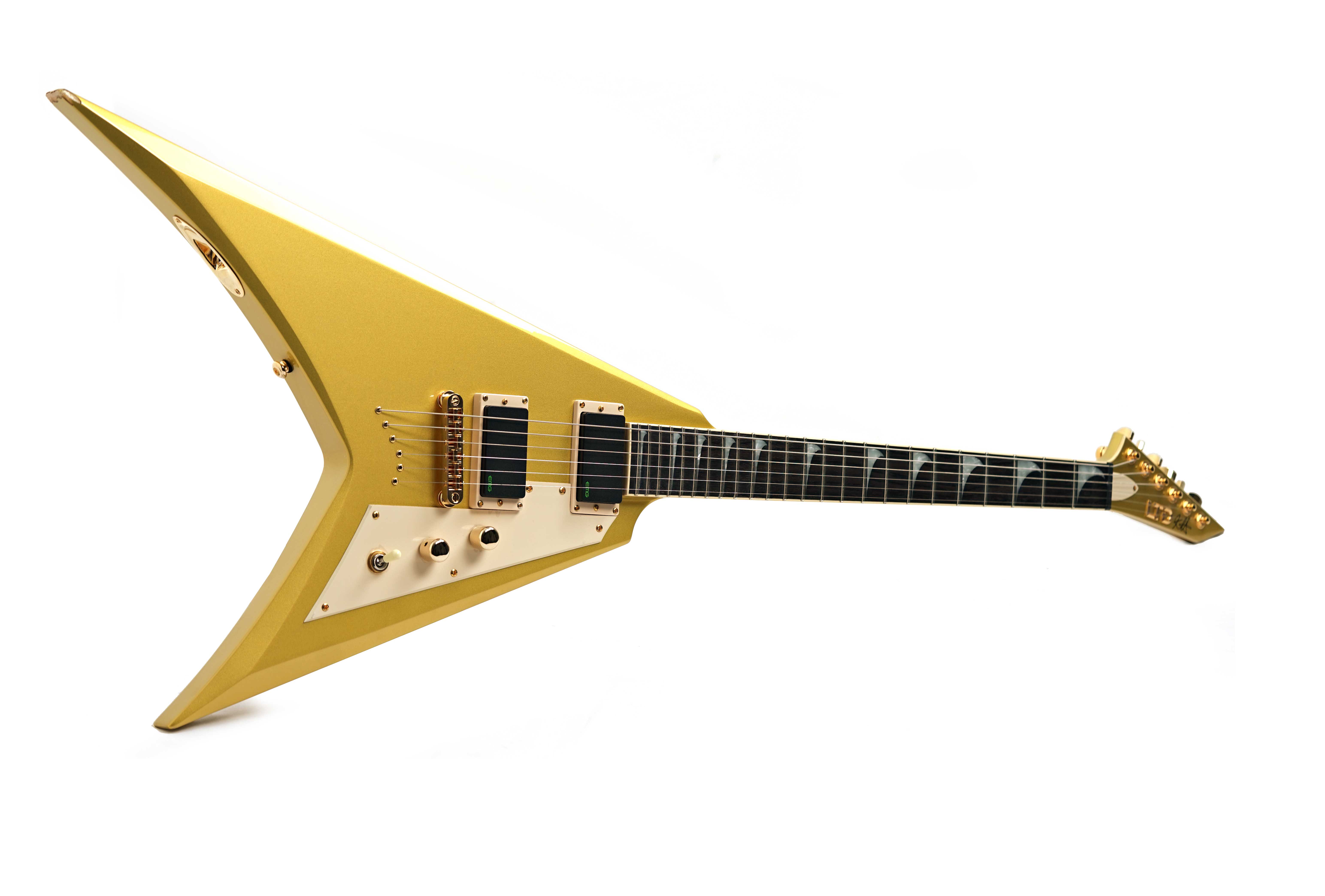 ESP LTD KH-V Kirk Hammett Signature Metallic Gold (Ex-Demo) #W23050196