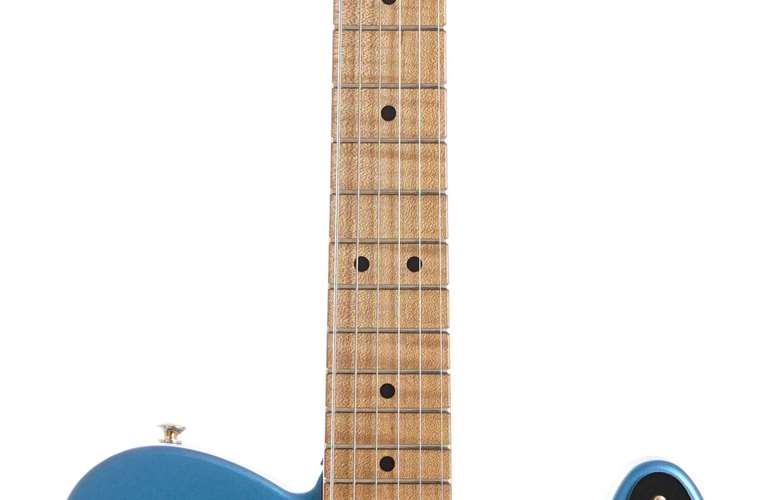 LSL Instruments T Bone One Americana Limited Lake Placid Blue Metallic (Ex-Demo) #6290 LSL Instruments T Bone One Americana Limited Lake Placid Blue Metallic (Ex-Demo) #6290