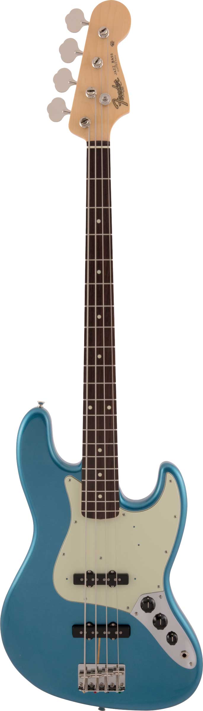Fender guitarguitar UK Exclusive Japan Traditional II 60 Jazz Bass Lake  Placid Blue Rosewood Fingerboard
