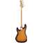 Fender guitarguitar UK Exclusive Made in Japan Traditional II 50s Precision Bass 2 Tone Sunburst Maple Fingerboard Back View