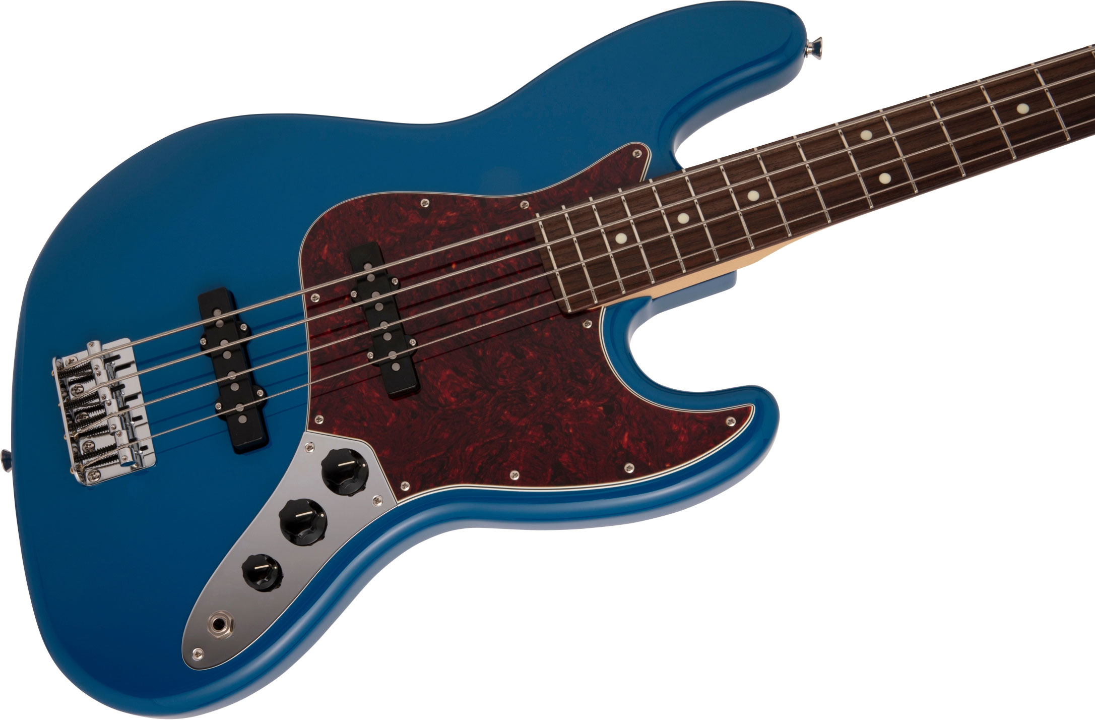 Fender Made in Japan Hybrid II Jazz Bass Forest Blue