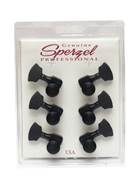 Sperzel 3 + 3 Trim Lock Black Machine Heads