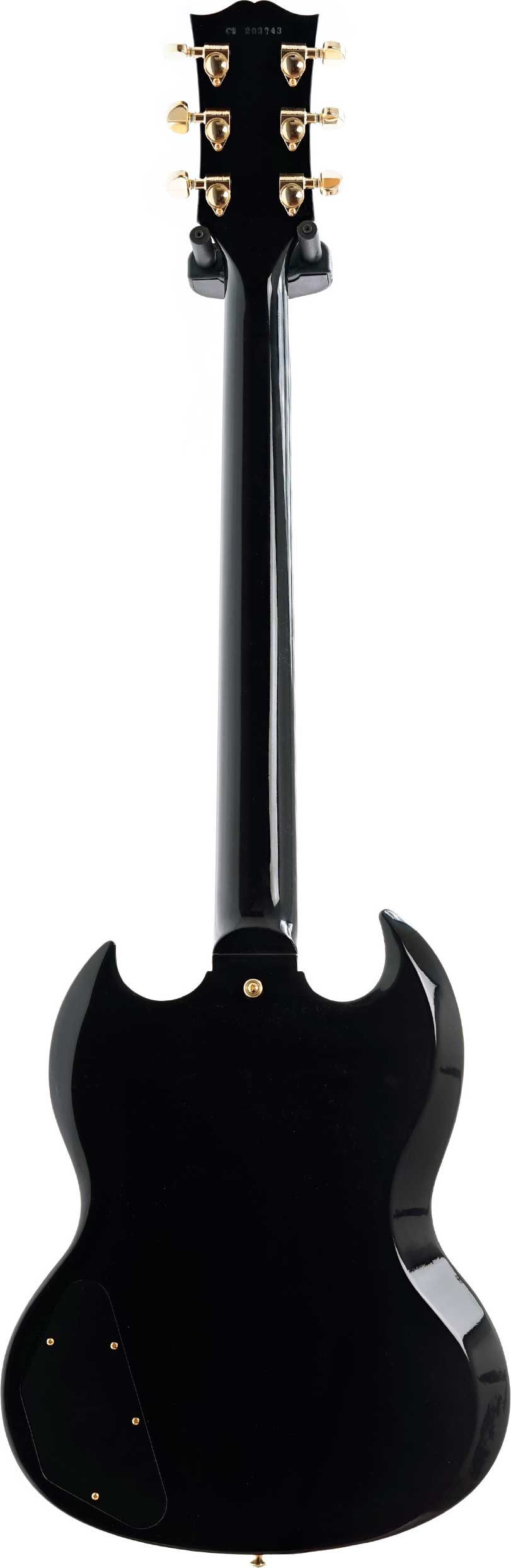 Gibson Custom Shop SG Custom 3 Pickup Ebony Gloss Gold Hardware