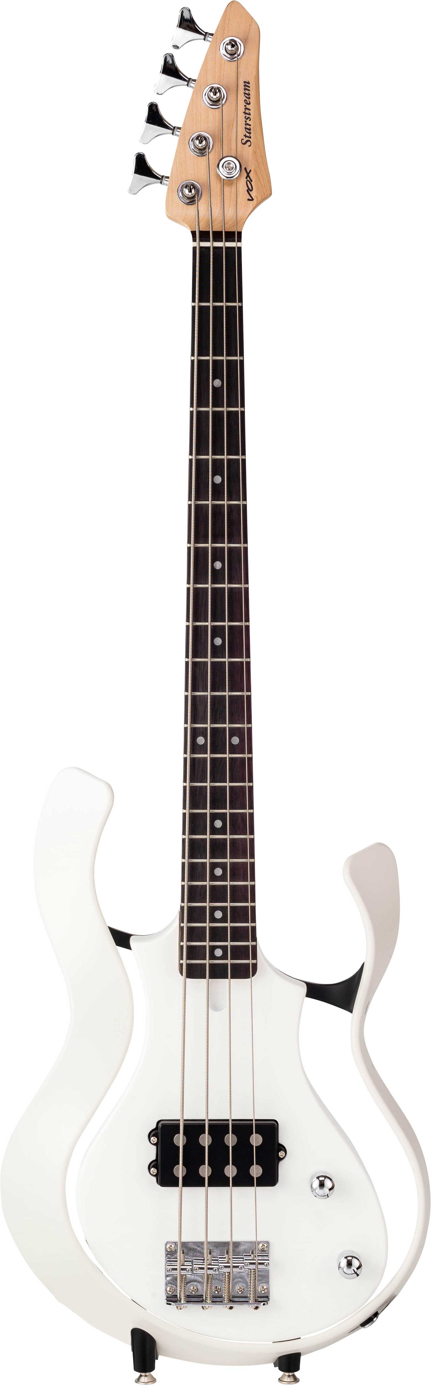 Vox Starstream Short Scale Bass Guitar 1H Humbucker White