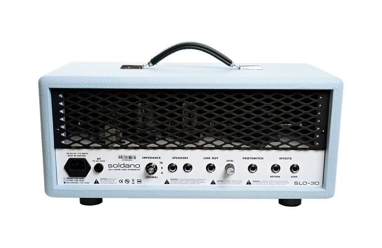 Soldano SLO-30 30W Valve Amp Head Custom Colour Catalina Blue Soldano SLO-30 30W Valve Amp Head Custom Colour Catalina Blue