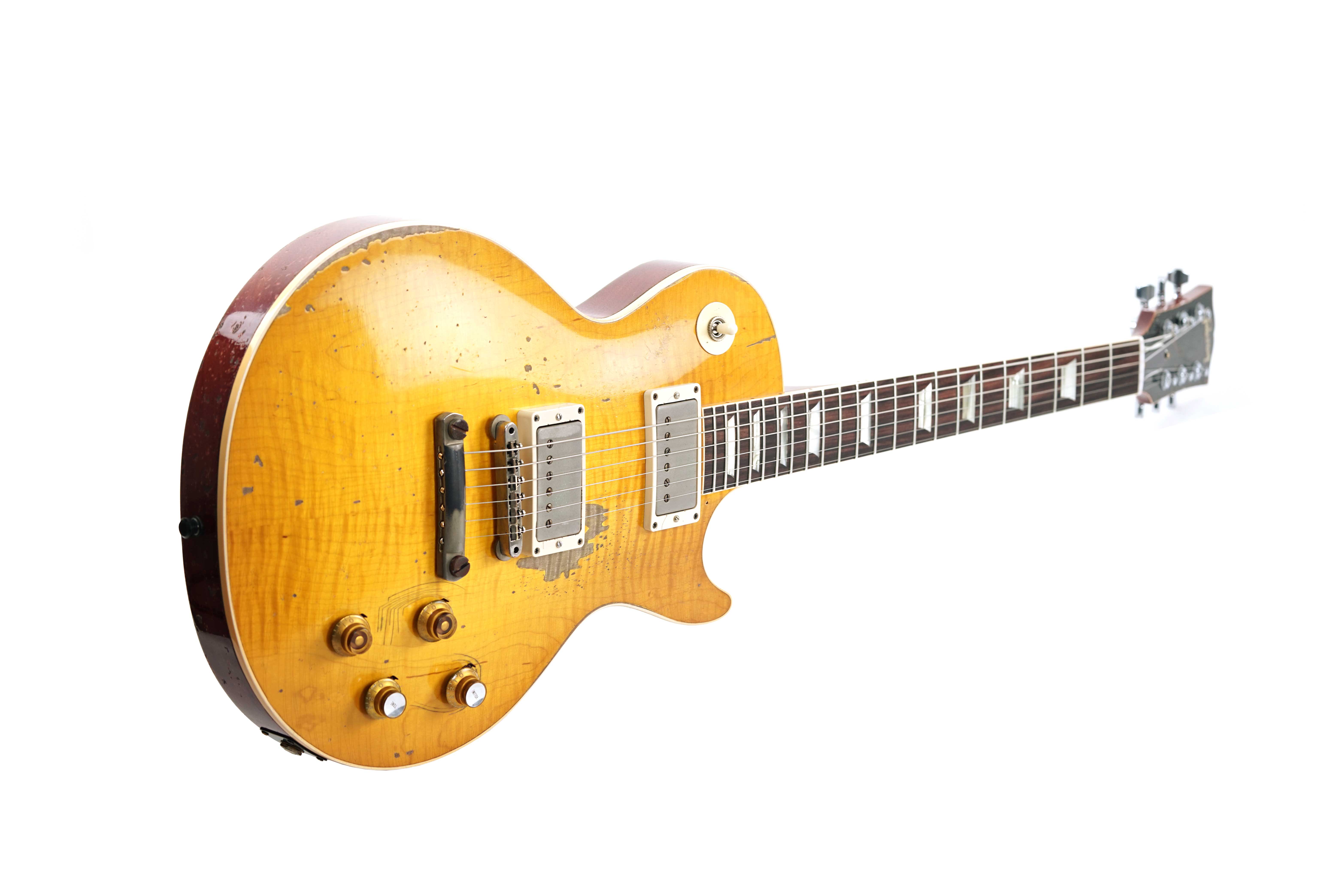 Gibson Custom Shop Kirk Hammett Greeny 1959 Les Paul Standard Greeny Burst Murphy Lab Aged 